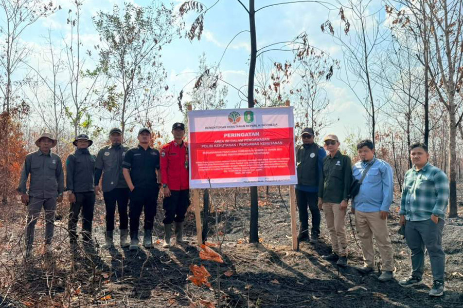 Lima Perusahaan di Kalbar Kena Sanksi Usai Konsesinya Terbakar